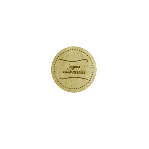 36 stickers "joyeux anniversaire"