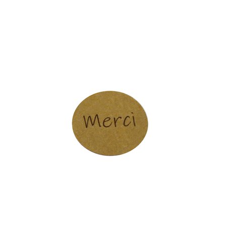 80 stickers "merci"