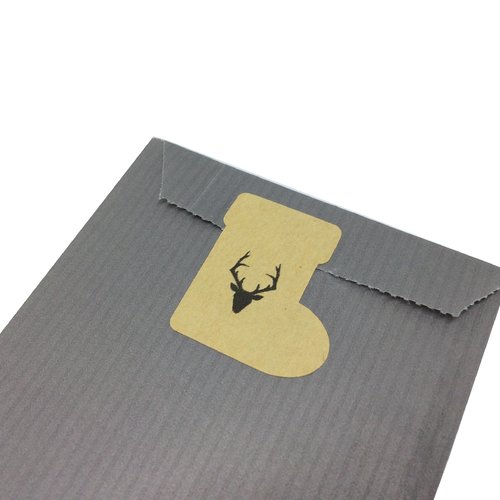 Autocollants botte de noel 