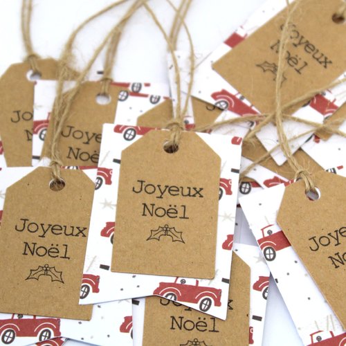 18 étiquettes "joyeux noël"