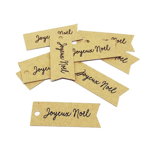50 étiquettes "joyeux noël"