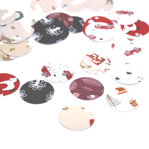 25 étiquettes de noël