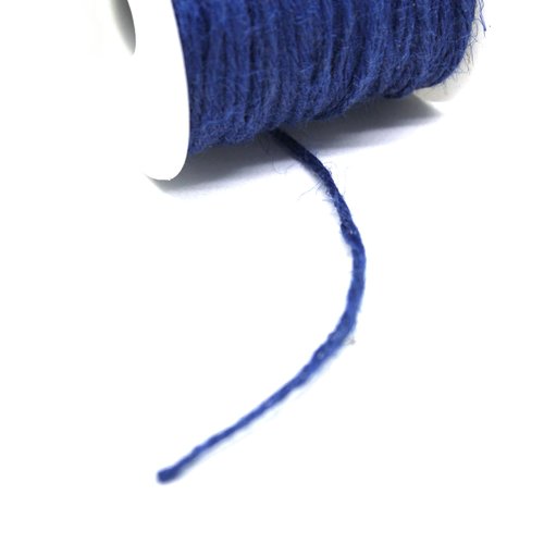 Fil en chanvre bleu