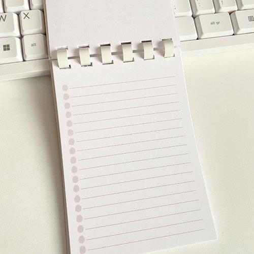 Carnet de notes rose et violet