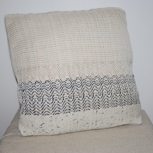 Oreiller, housse d'oreiller, tissé main coton, tissage tissu
