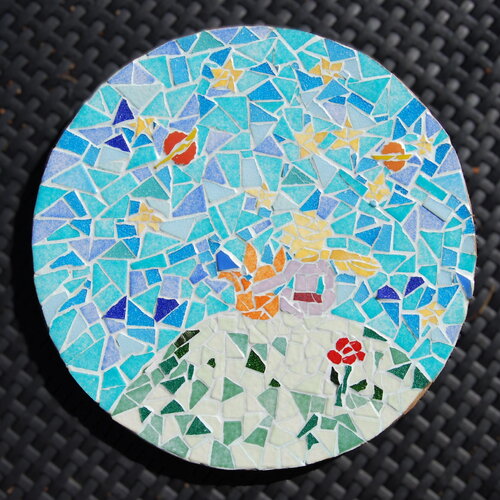 Décoration enfant en mosaique "mon petit prince"
