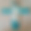 Les rameaux/papillon crucifix , croix religieuse, décoration