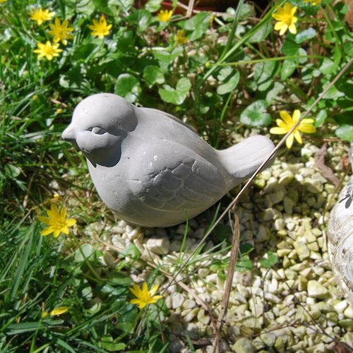Oiseau, statue, décoration, interieur/exterieur, personnalisable