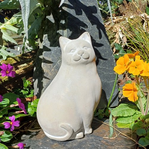 Chat, statue, décoration, interieur/exterieur, personnalisable