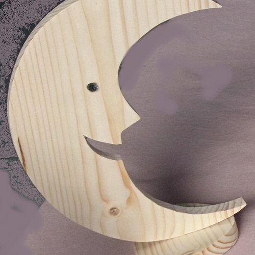 Lune souriante