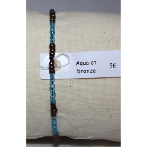 Aqua et bronze