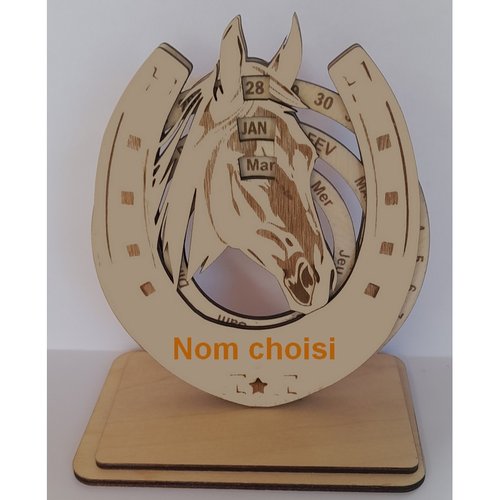 Calendrier perpétuel cheval modèle 01