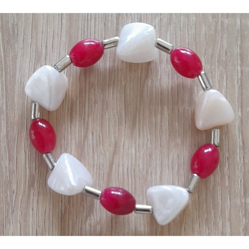 Bracelet perles verre