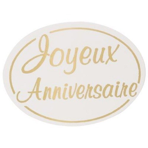 E60 Planche De Stickers Joyeux Anniversaire 40 Ans Loisirs Creatifs Scrapbooking