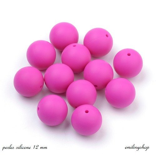 Lot de 5 perles en silicone enfant attache tétine rose neuf