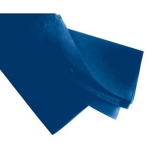 Lot de 10 feuilles de soie papier mousseline 50 x 75 bleu marine neuf 