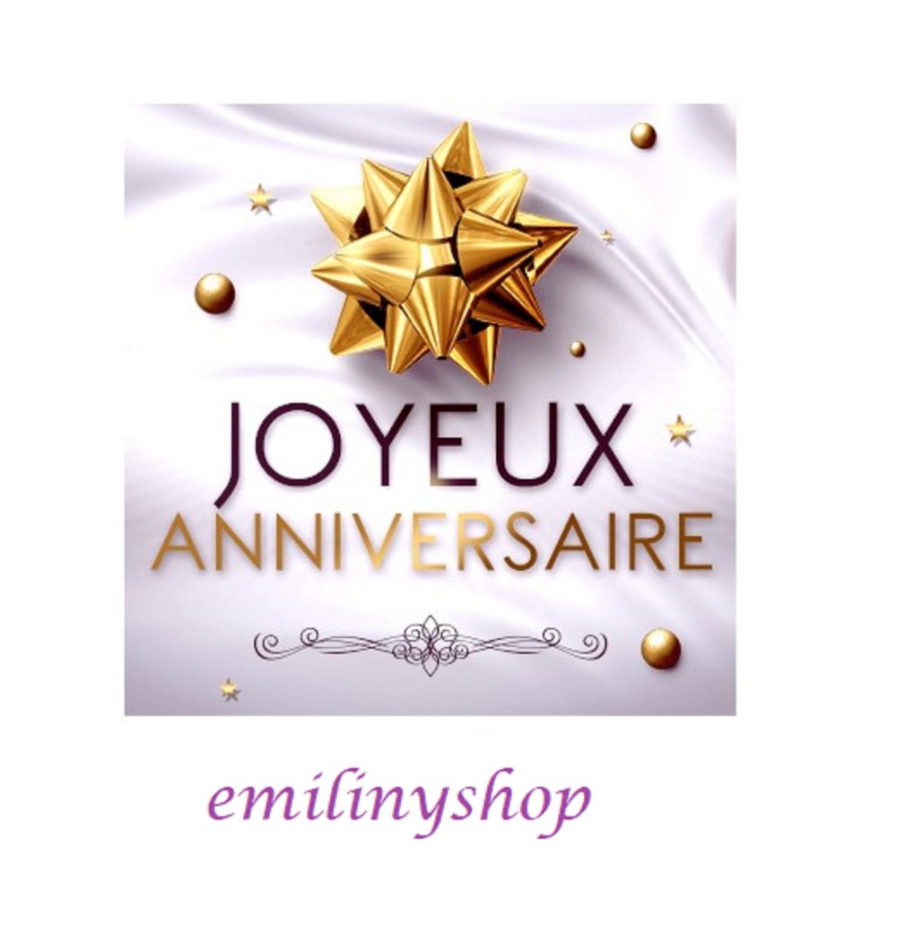 Shipping Labels s Lot 100 Etiquettes Stickers Joyeux Anniversaire Neuf Other Shipping Labels s