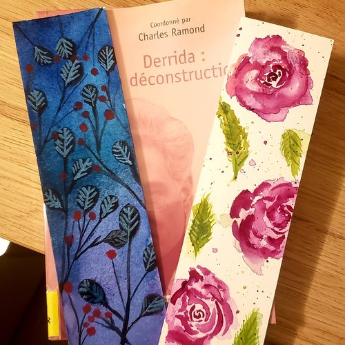 Marque-pages aquarelle