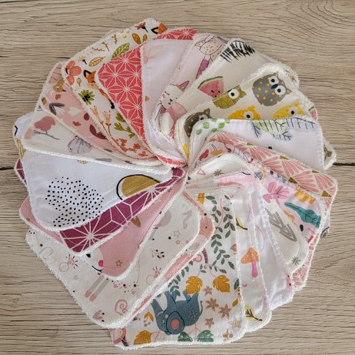 Lingette lavable bébé