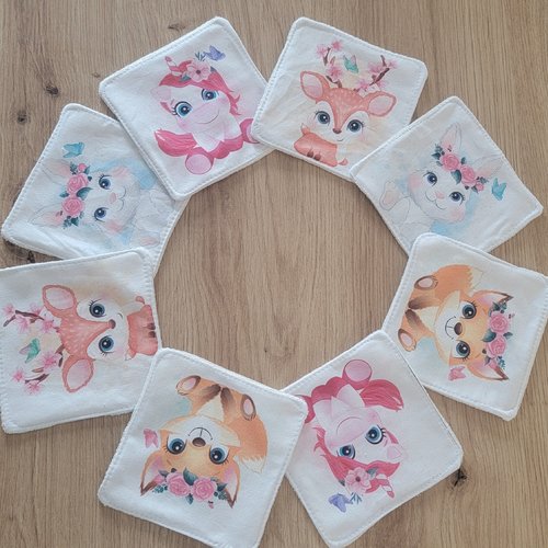 Lingettes lavables bébé