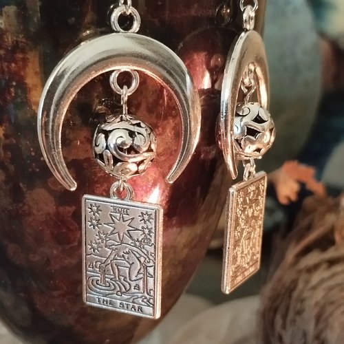 Boucles d'oreilles tarot