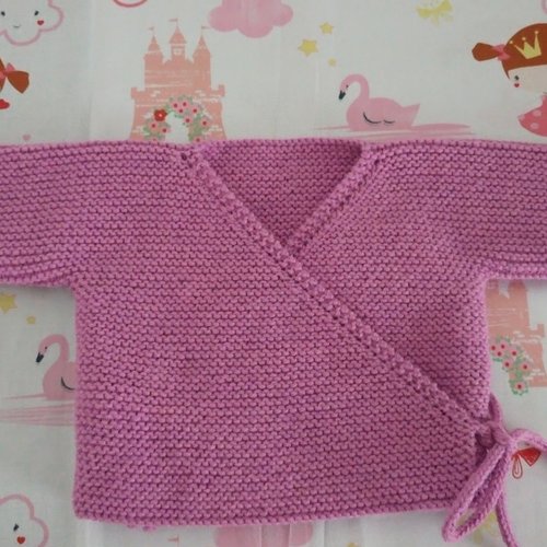 Brassiere Cache Coeur Layette Bebe Fille Ou Garcon Coloris Mauve Cleome Taille 6 Mois Un Grand Marche