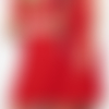 Robe grossesse rouge décolleté cache-coeur romia tank envie de fraise taille 42/44