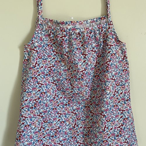 Top femme à bretelles en coton