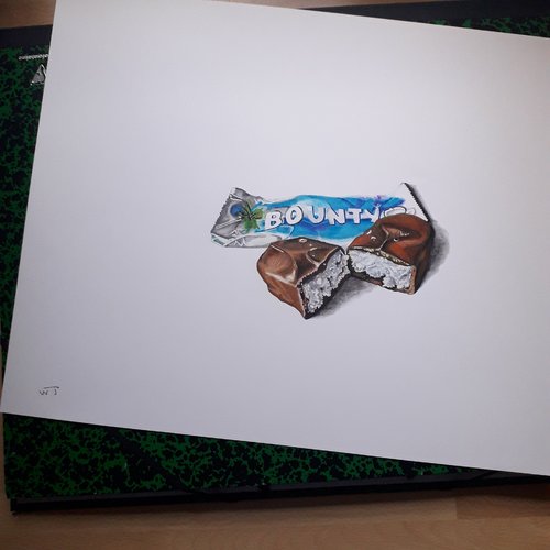 Dessin Chocolat Bounty Un Grand Marche