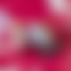 Barrette nœud en tissu japonais – environ 10 cm