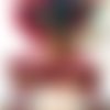 Vanity en tissu basque – fraise douce et cerise joyeuse