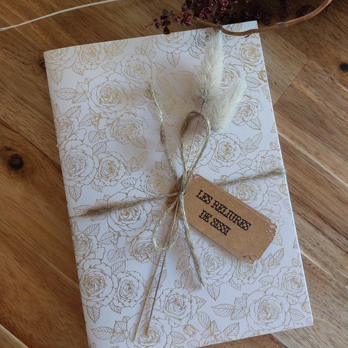 Carnet de note, d'écriture couverture souple