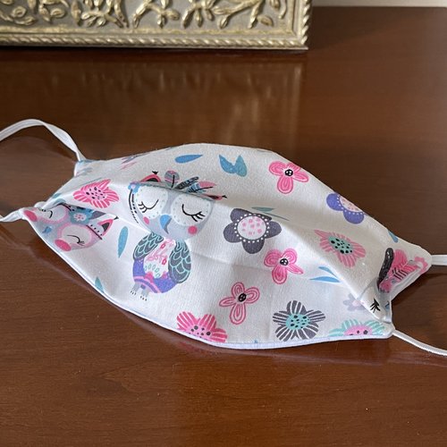 Masque enfant motif chouette