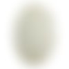 Perles nacrées blanc neige acrylique 4,6 et 8 mm