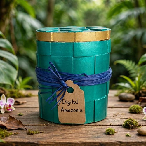 Bougie grand contenant digital amazonia
