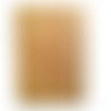 Carnet a5 bullet - couverture papier népalais lokta quadrillé marron et jaune anis