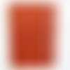 Carnet  / calepin a6 bullet - couverture papier népalais lokta fleurs rouges vif
