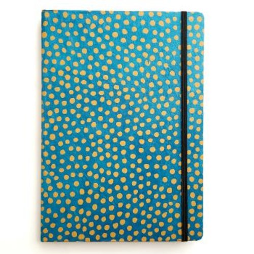 Carnet de croquis sketchbook a4 - couverture papier népalais lokta aux motifs divers