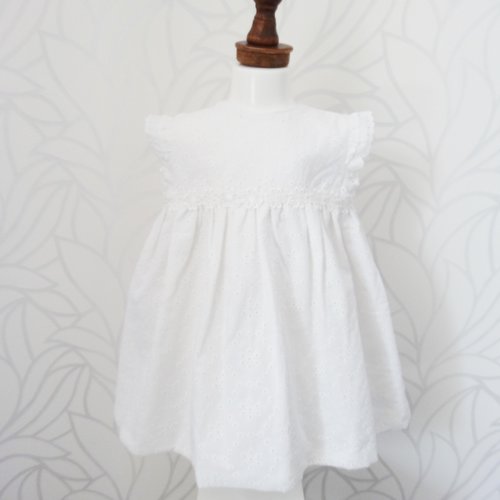 robe blanche de bapteme