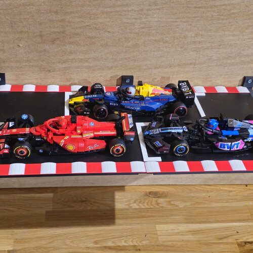 Grille de départ pour lego f1 | étagère de mise en valeur pour collectionneurs