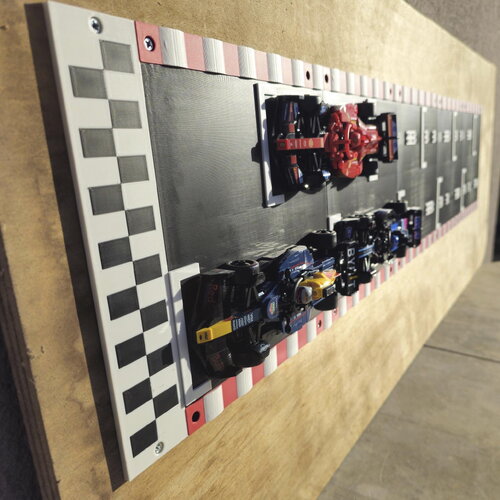 Grille de départ f1 modulable – support mural vertical/horizontal – présentoir compatible lego® speed champions