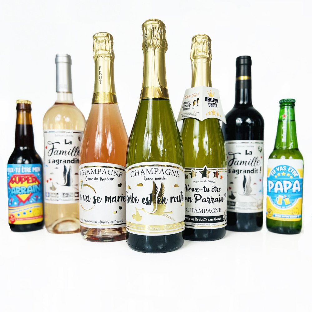 Demande marraine étiquette bouteille vin V2 - Déstockage