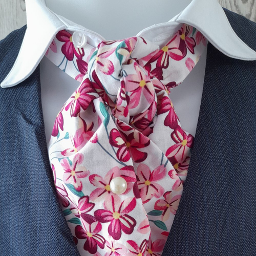 Foulard cravate ascot et pochette assortie, cadeau de noel pour homme, foulard, cravate de mariage, carré de poche, accessoires de costume