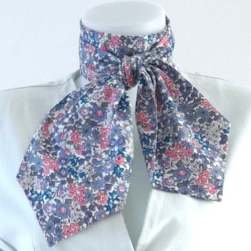 Foulard ascot pour femme,foulard fleuri, foulard cravate, écharpe fleurie, bandeau, ceinture, accessoire de sac