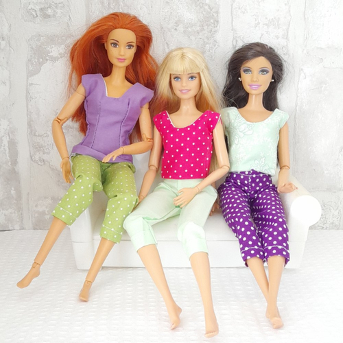 Vêtements pour poupée barbie, cadeau petites filles, tenues pour poupées mannequin