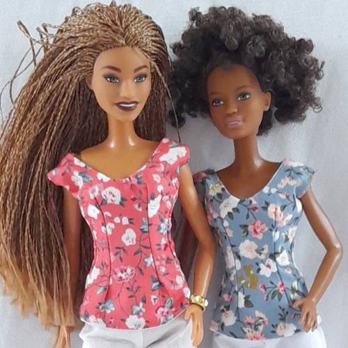 Chemisiers pour poupées barbie, lot de 2, cadeau enfant, vêtements de poupée
