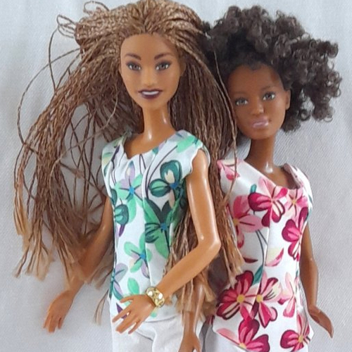 Chemisiers pour poupées barbie, lot de 2, cadeau enfant, vêtements de poupée
