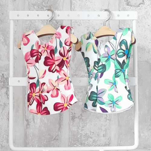 Chemisiers pour poupées barbie, lot de 2, cadeau enfant, vêtements de poupée