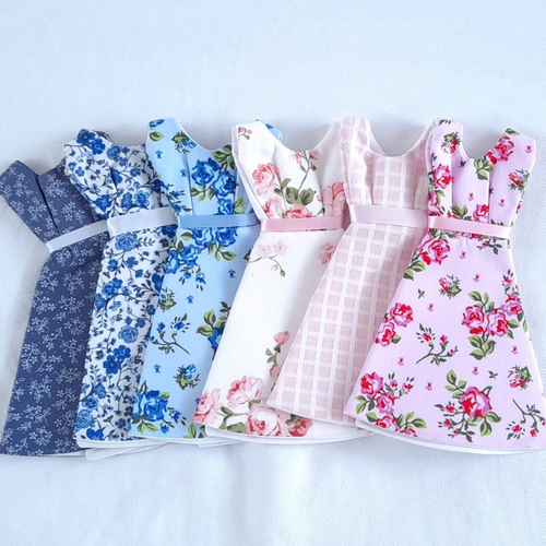 6 robes de rêve pour poupée barbie, lot de 6, vetements de poupée, cadeau génial pour filles,