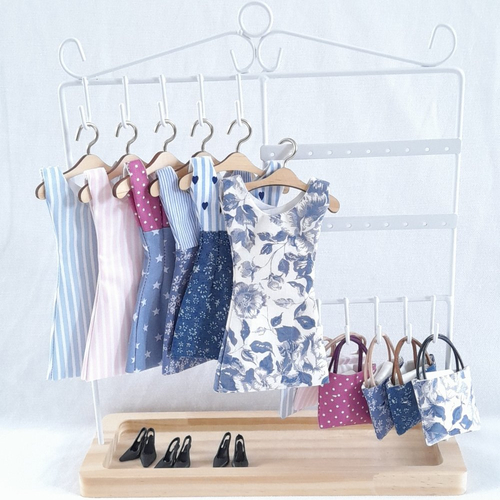 6 robes de rêve pour poupée barbie, lot de 6, vetements de poupée, cadeau génial pour filles,